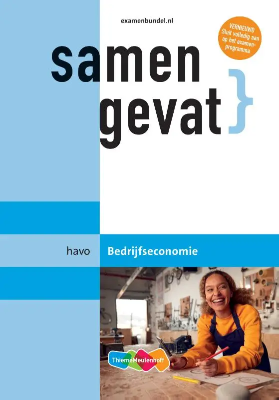 Samengevat / havo Bedrijfseconomie