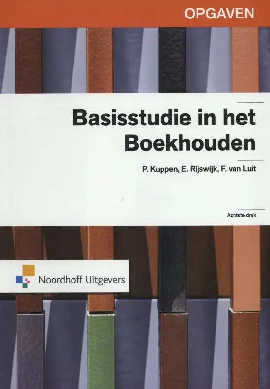 Basisstudie in het boekhouden opgaven