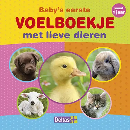 Baby's voelboekje lieve dieren
