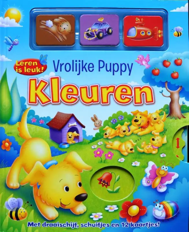 Vrolijke puppy / kleuren